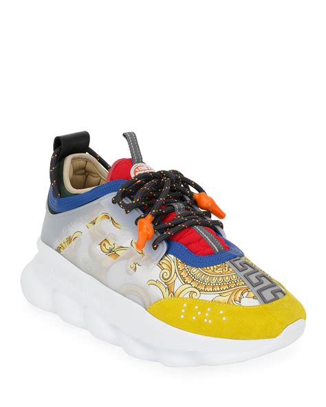 versace chain reaction sneakers women|Versace chain reaction sneakers price.